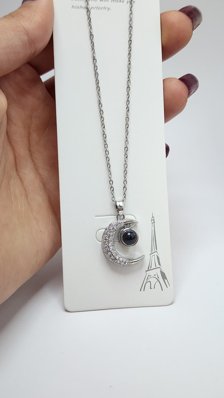 گردنبند نقره ای