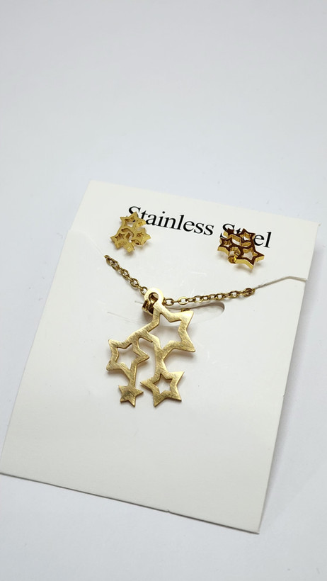 نیم ست ستاره طلایی